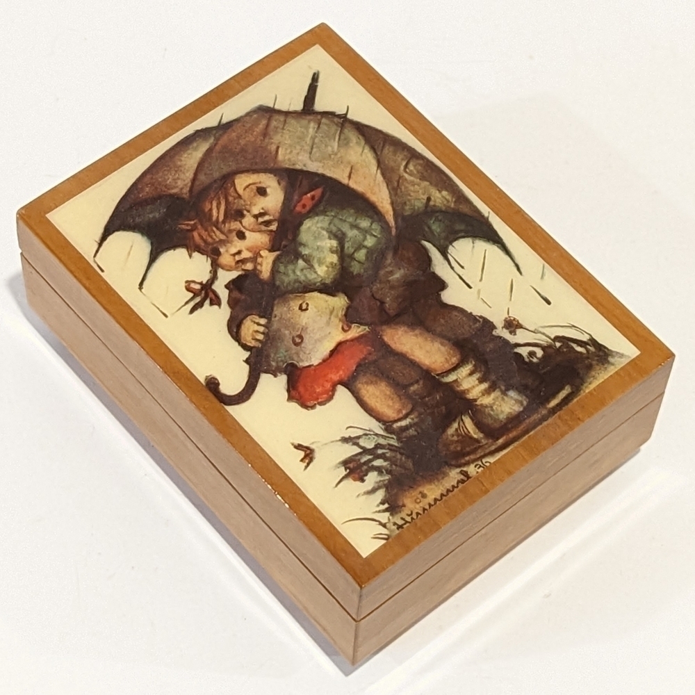 vintage Hummel jewelry music box
